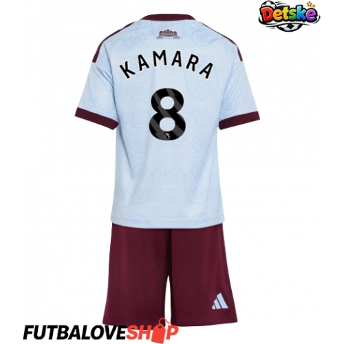 Dres Aston Villa Boubacar Kamara #8 Tretina pre deti 2026-27 Krátky Rukáv (+ trenírky)
